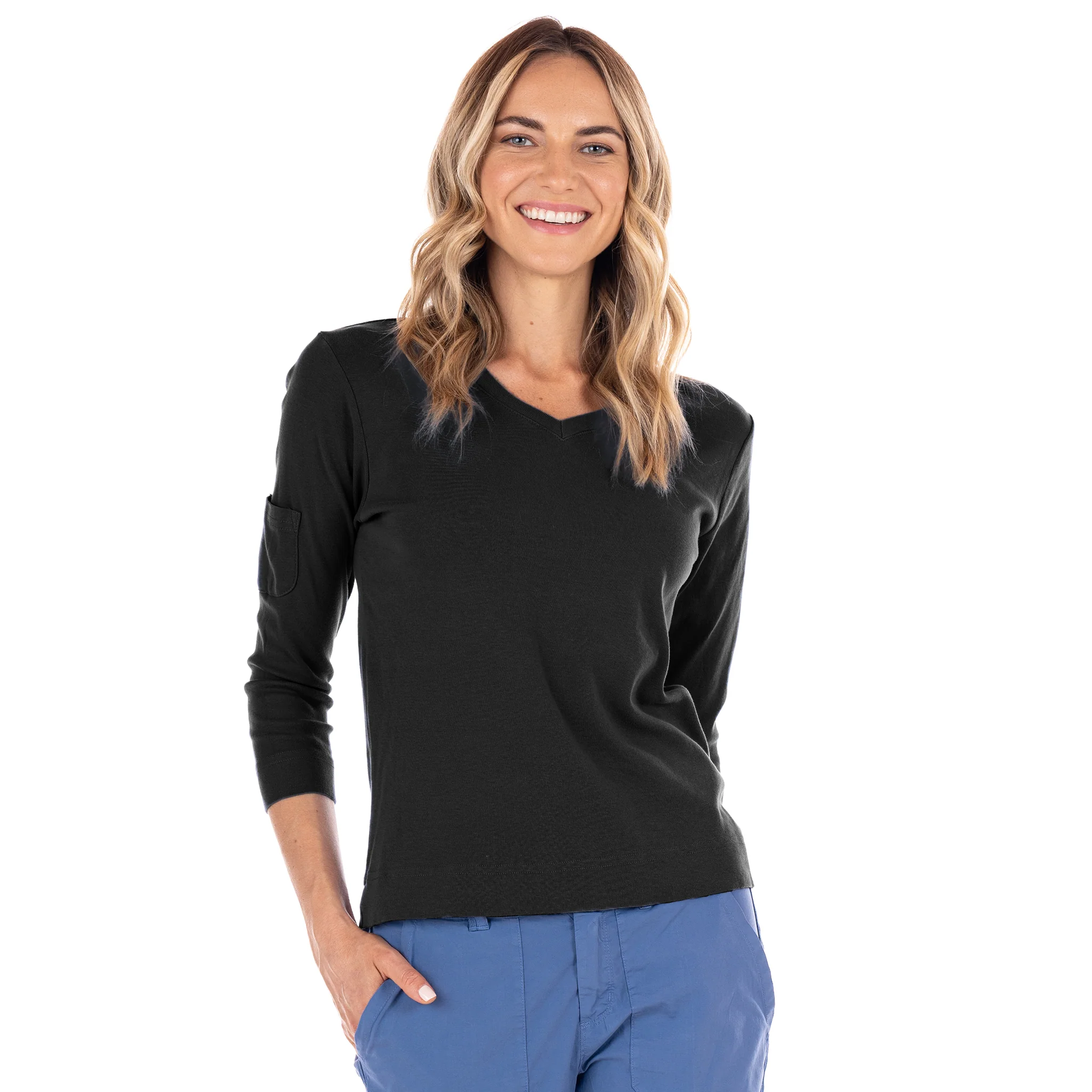 3/4 Sleeve Logo Fem T - Image 12