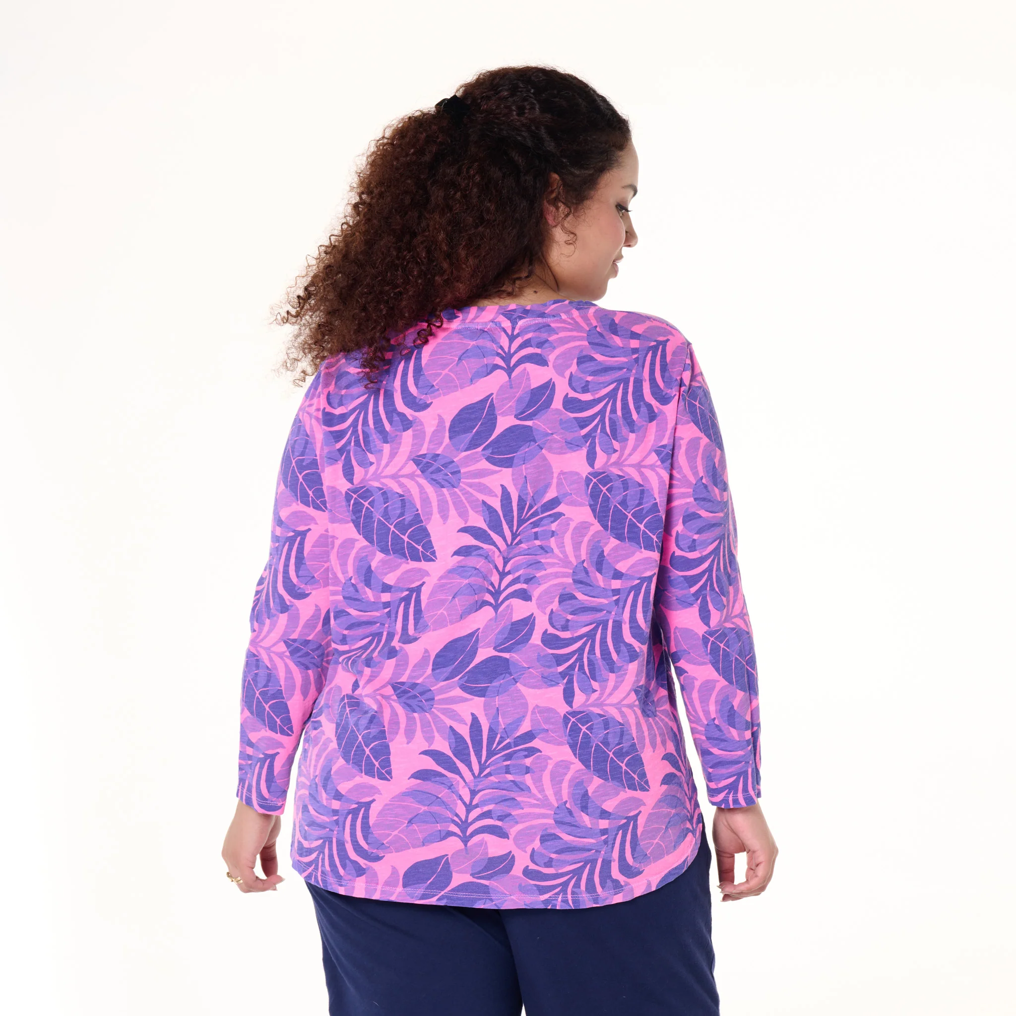 Fiji Palm Catalina Top | Plus Size - Image 4