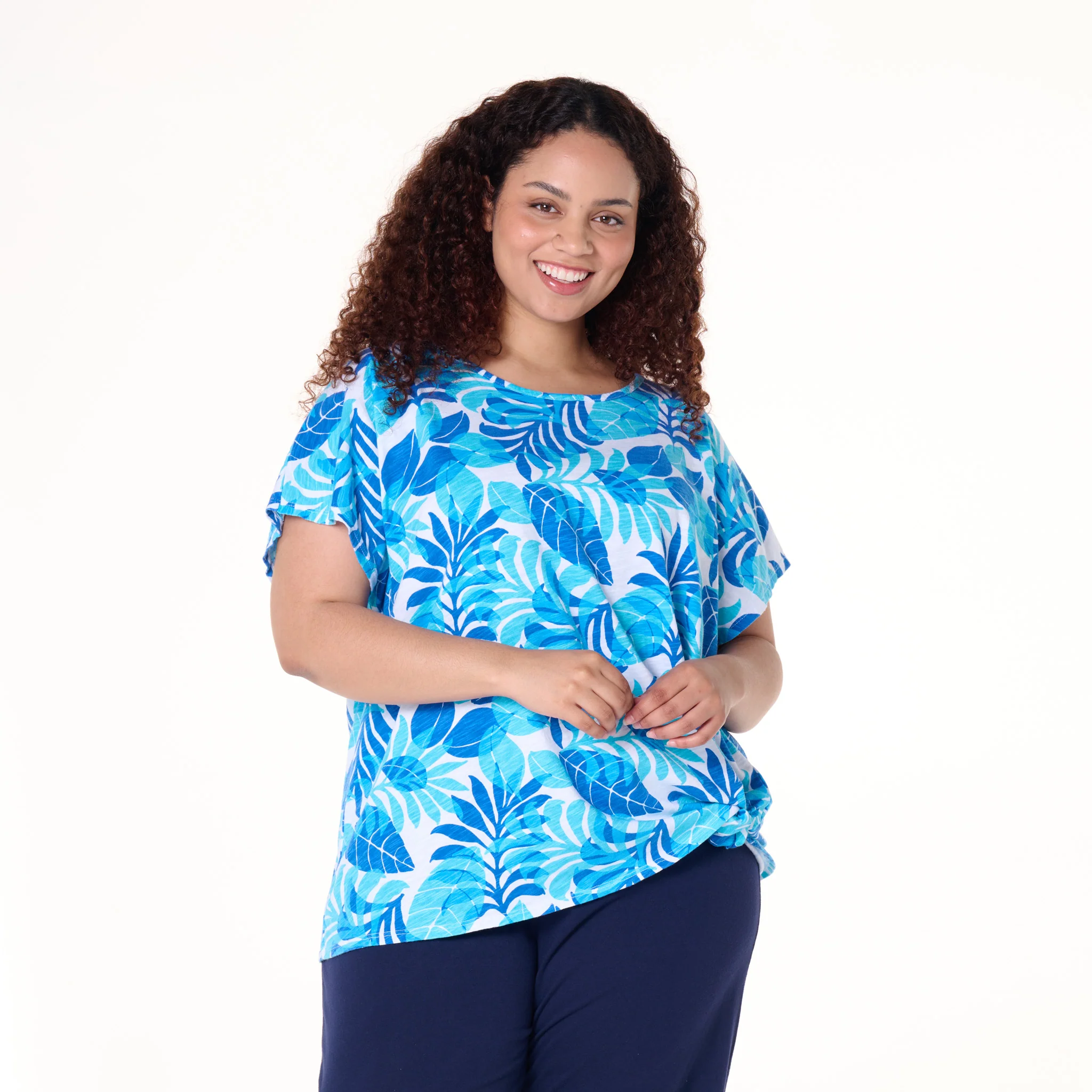 Fiji Palm Keepsake T | Plus Size - Image 10
