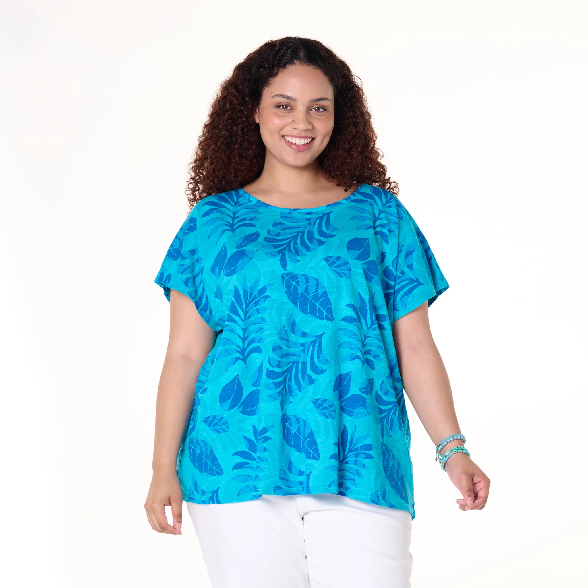 Fiji Palm Keepsake T | Plus Size - Image 11