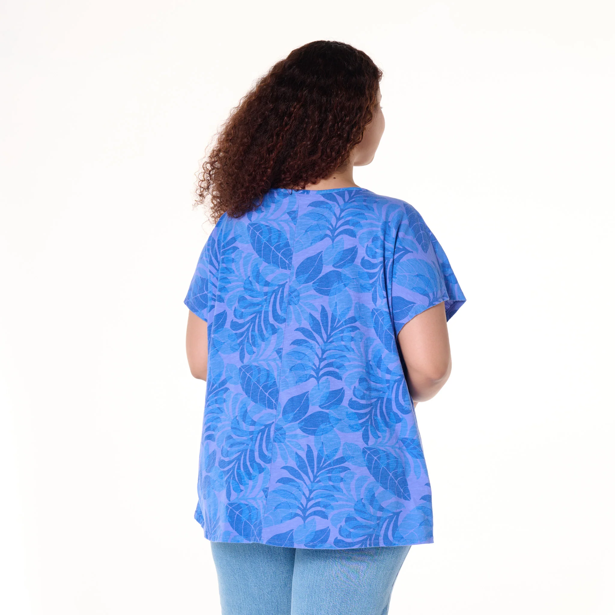Fiji Palm Keepsake T | Plus Size - Image 3