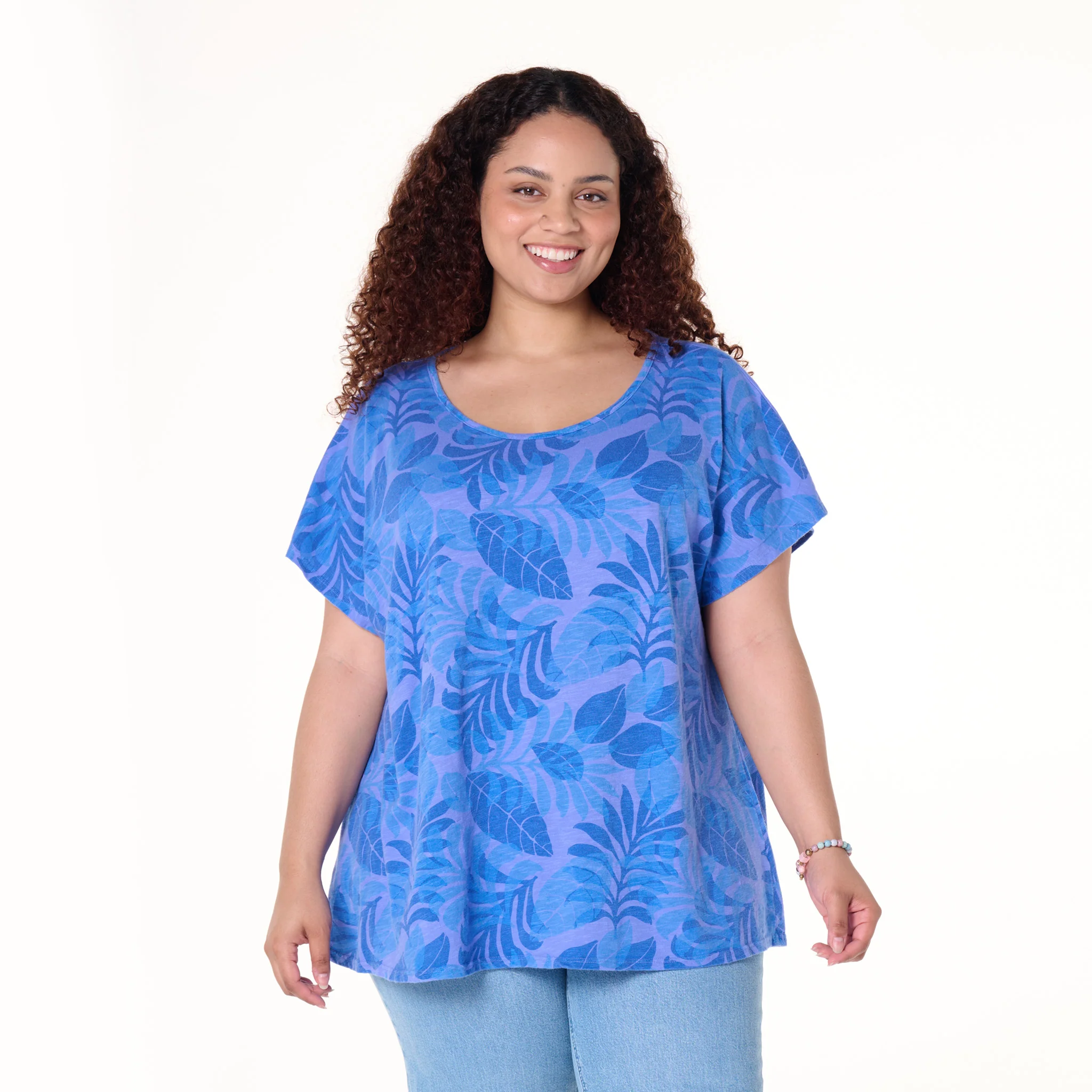 Fiji Palm Keepsake T | Plus Size - Image 4