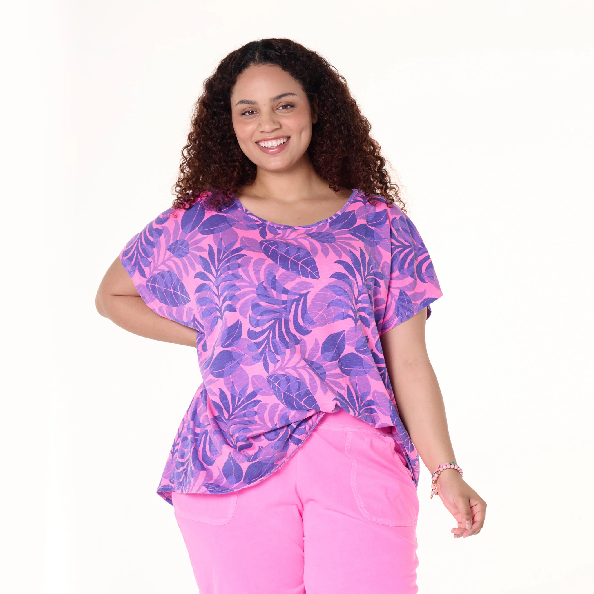 Fiji Palm Keepsake T | Plus Size - Image 5