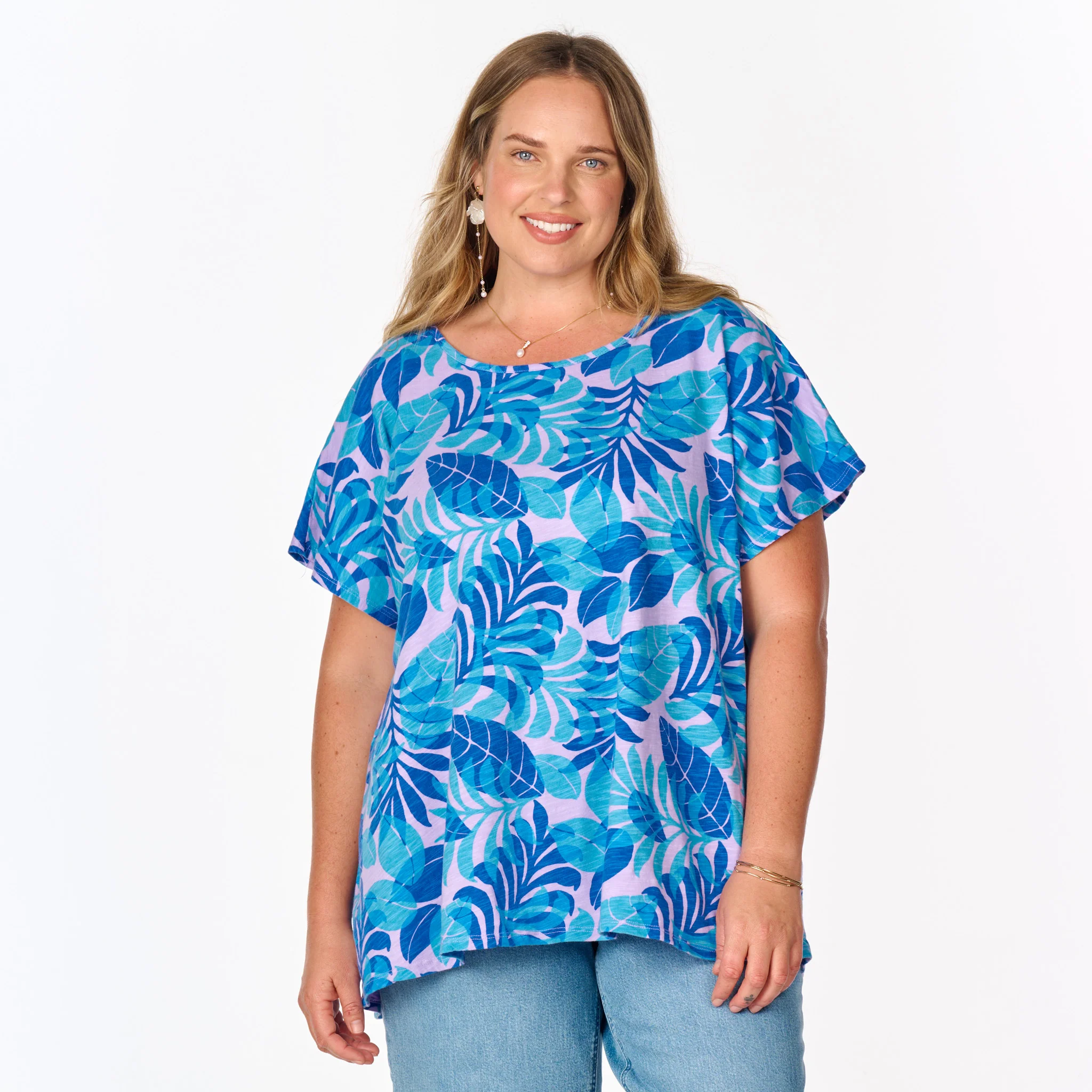 Fiji Palm Keepsake T | Plus Size - Image 7