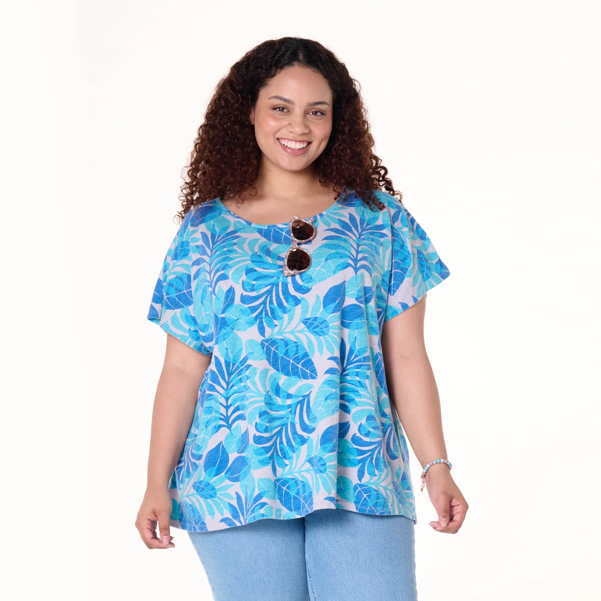 Fiji Palm Keepsake T | Plus Size - Image 8