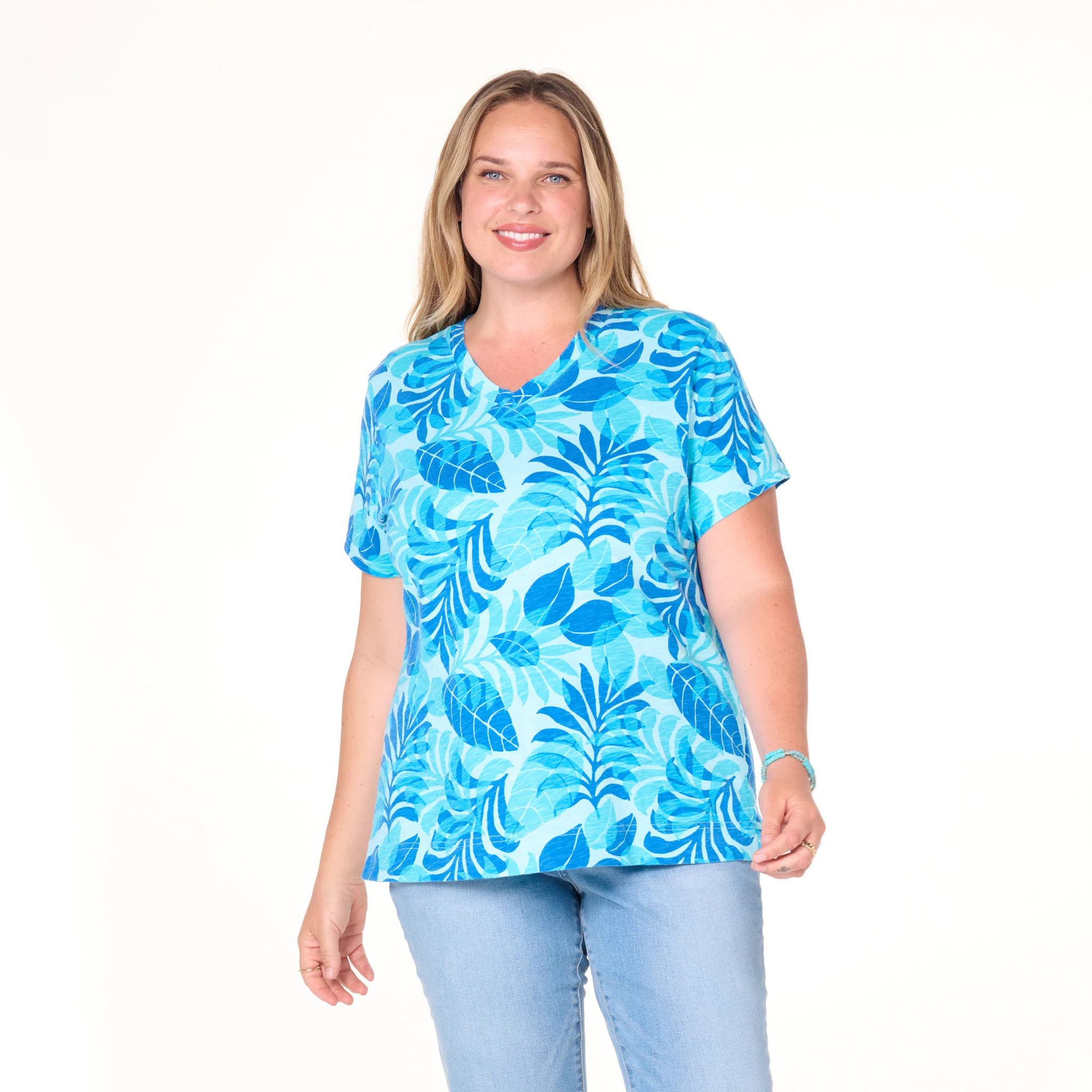 Fiji Palm Versatile T | Plus Size - Image 7