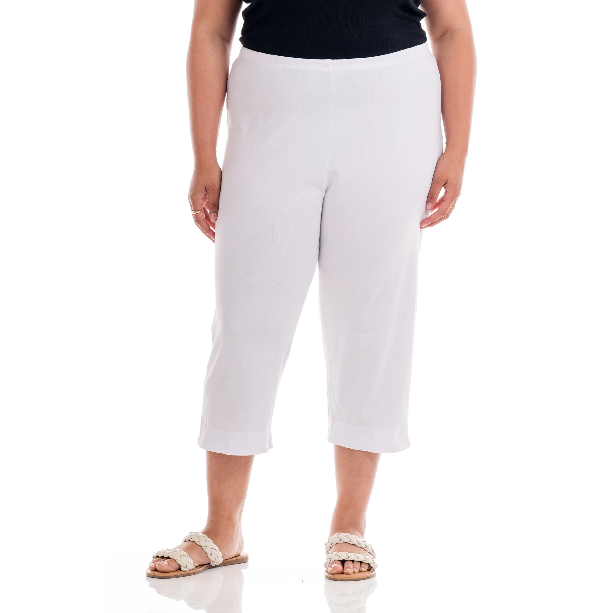 Jersey Capris | Plus Size - Image 15