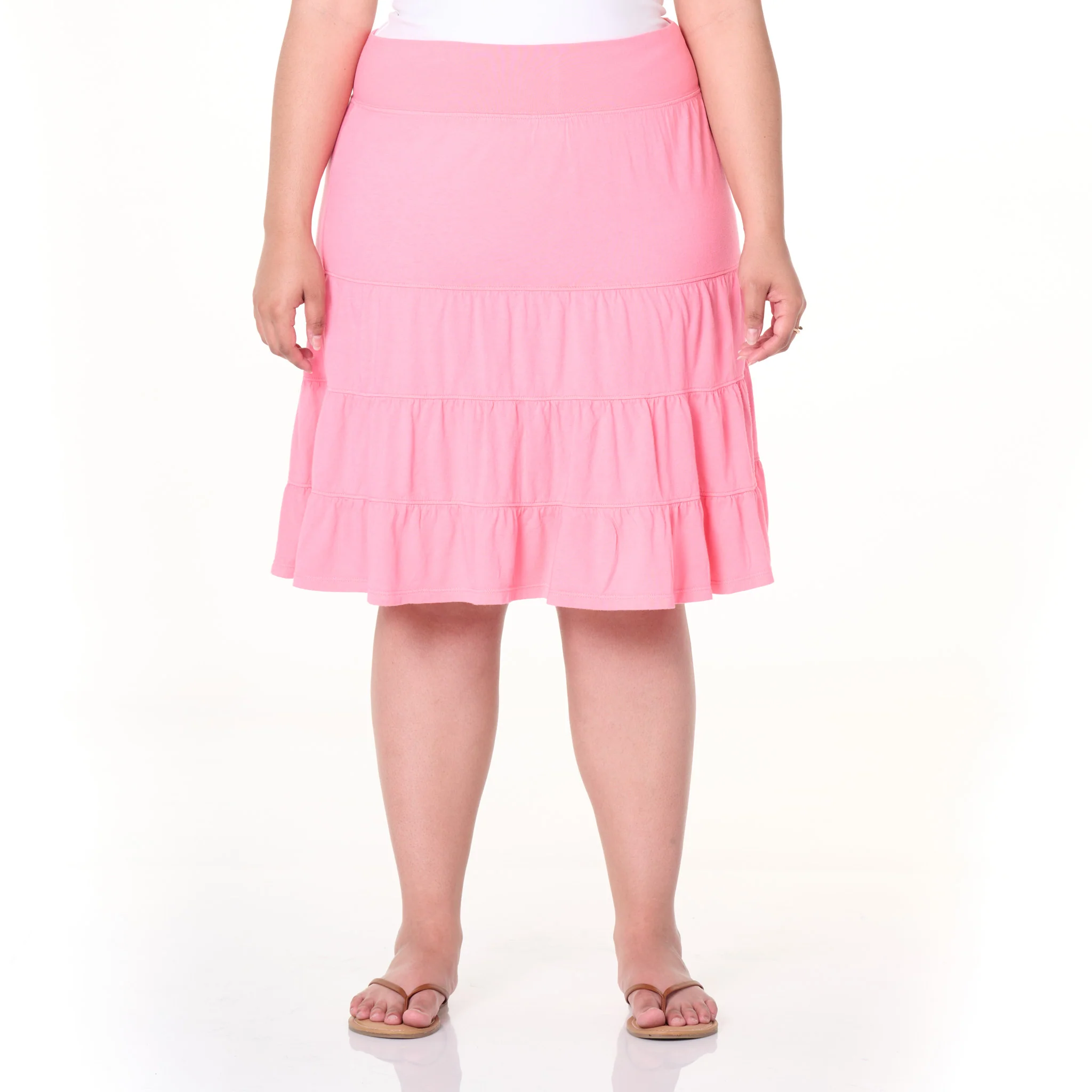 Jersey Tiered Skirt | Plus Size - Image 8