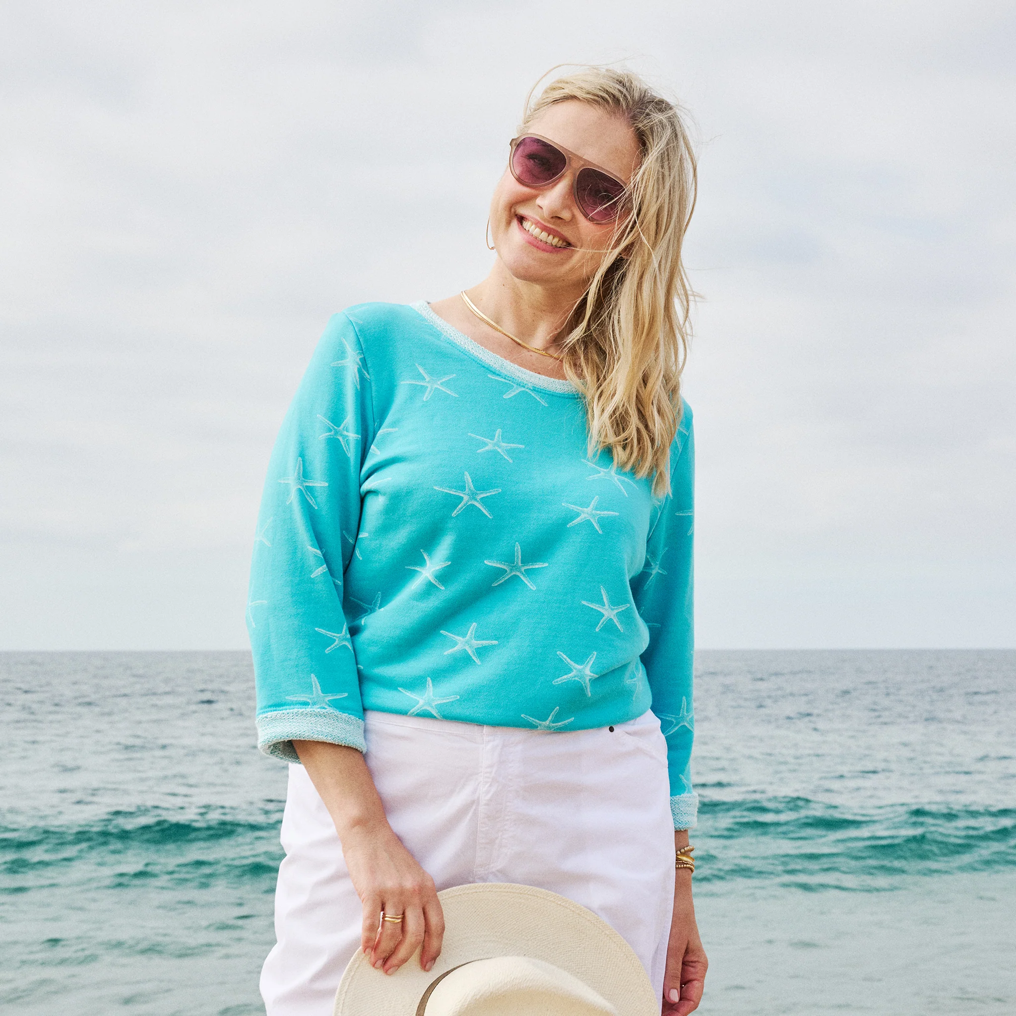 Sea Star Sunset Sweatshirt | Plus Size - Image 4
